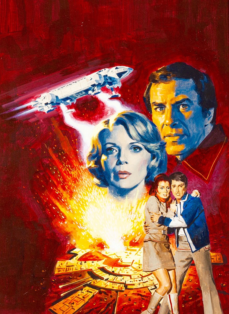 Dick Kohfield, Starlog Magazine #2 "Space 1999: Astral Quest" Original Cover Art